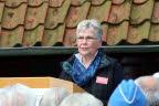 Die Erste Vorsitzende Karin Eckhoff begrüßt die Gäste.